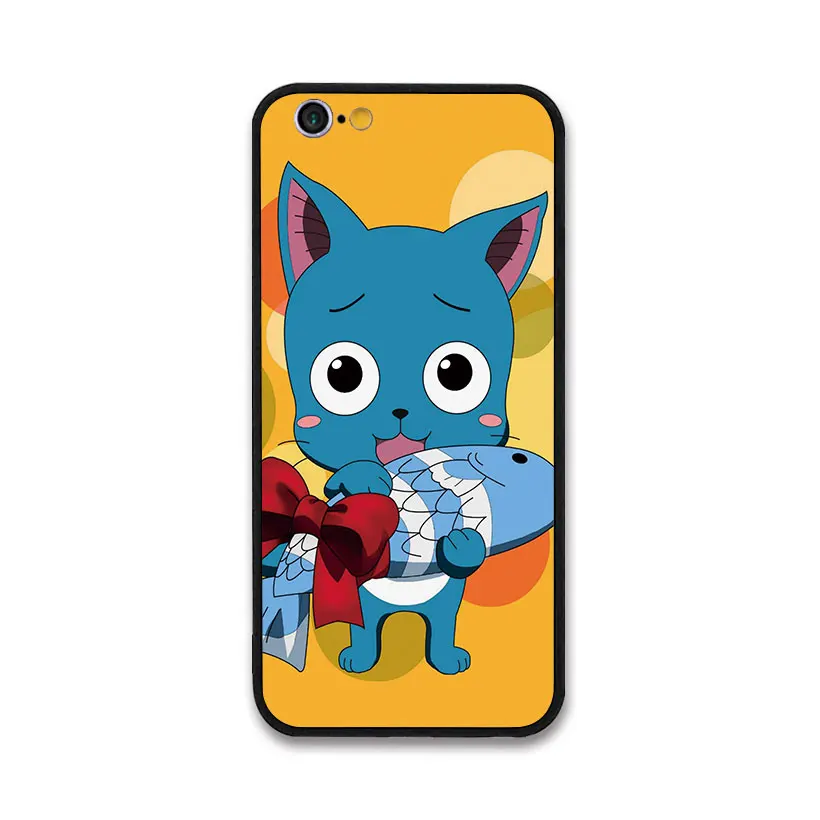 Жесткий Чехол для iPhone 5 6 7 8 plus/7 plus/6 plus X аниме милый синий кот | Мобильные телефоны и
