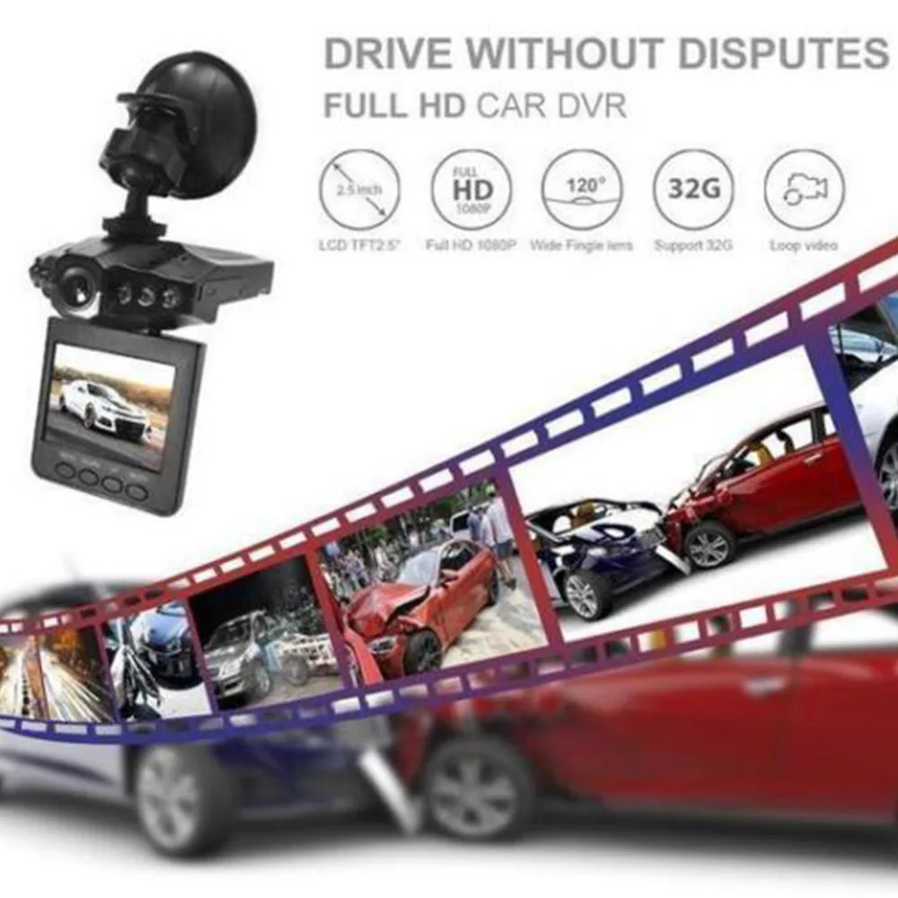 2 4 дюймов 1080 P Mintiml регистраторы экран трафика инфракрасный видео тахограф