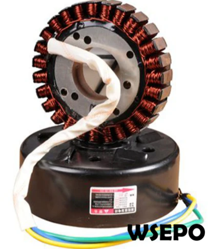 Блок питания и ротор для генератора постоянного тока 3000 Вт 18 полюсов 48 В/60 в/72 в