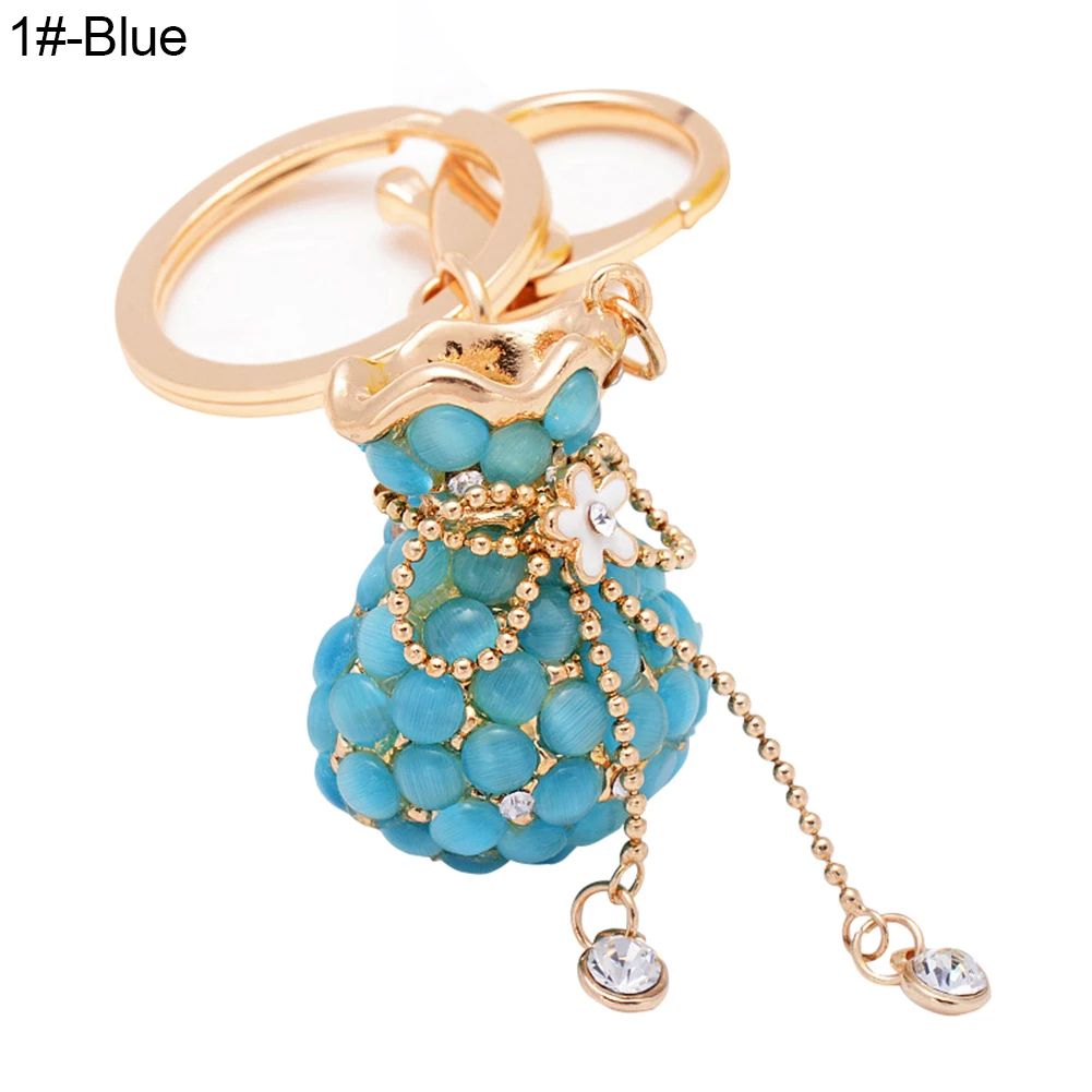 Модный опал, кошелек, брелок, подвеска, сумка, брелок для ключей - Цвет: 1Blue