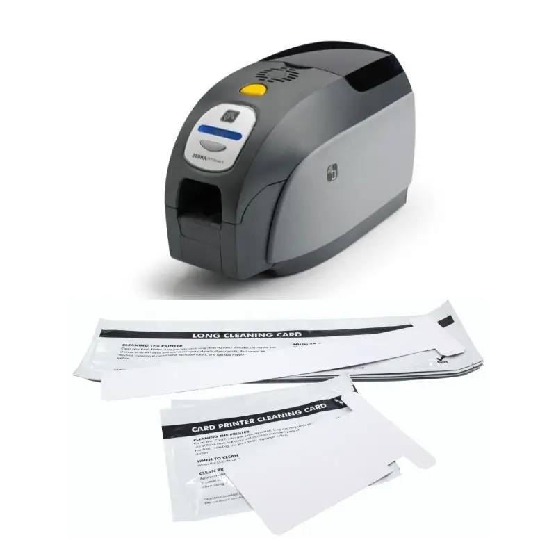 Набор для очистки ID-карт, совместимый с Zebra ZXP3 Series