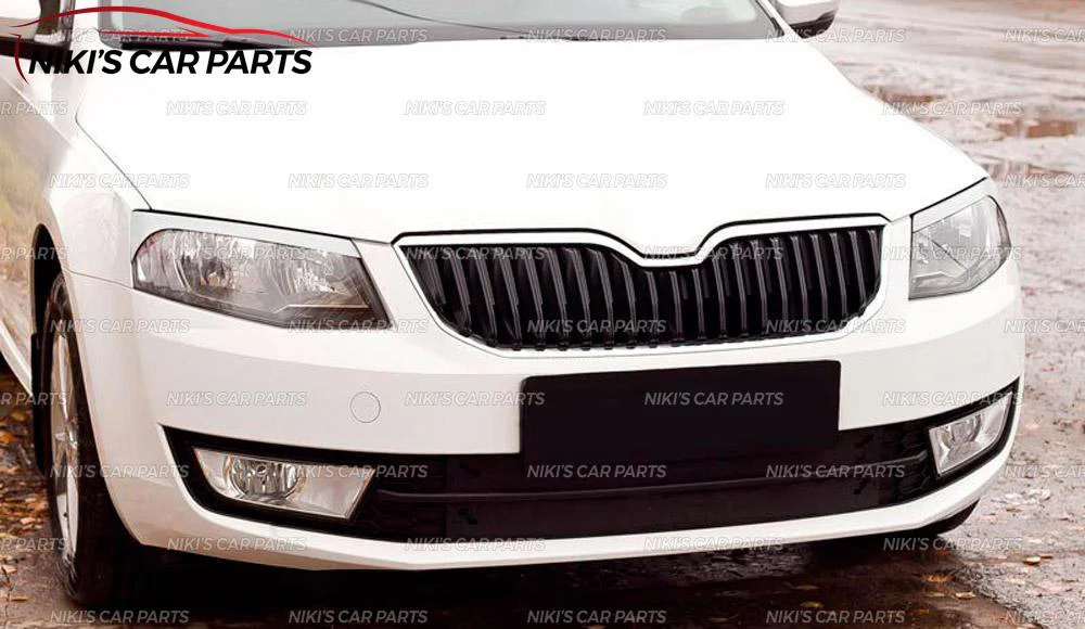Eyebrows On Headlights For Skoda Octavia A7 2013-2017 Abs Plastic Cilia Eyelash Molding Decoration Car Styling Tuning |