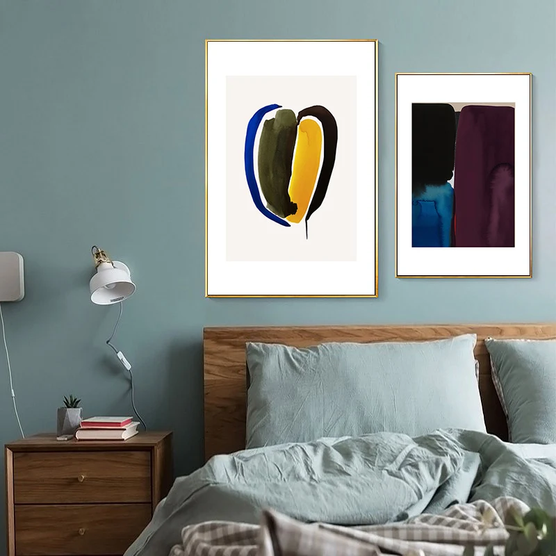 SD LINLEEHON Nordic Color Wall Art Canvas Poster and Print Painting Abstract Decorative Picture for Living Room HomeDecor | Дом и сад