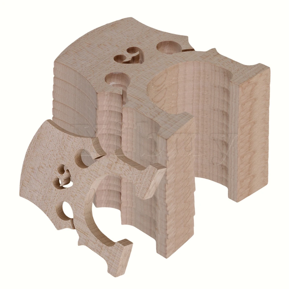 

Yibuy Burlywood Color Full Size 4/4 Music Instrument Maple Cello Bridge Pack of 20