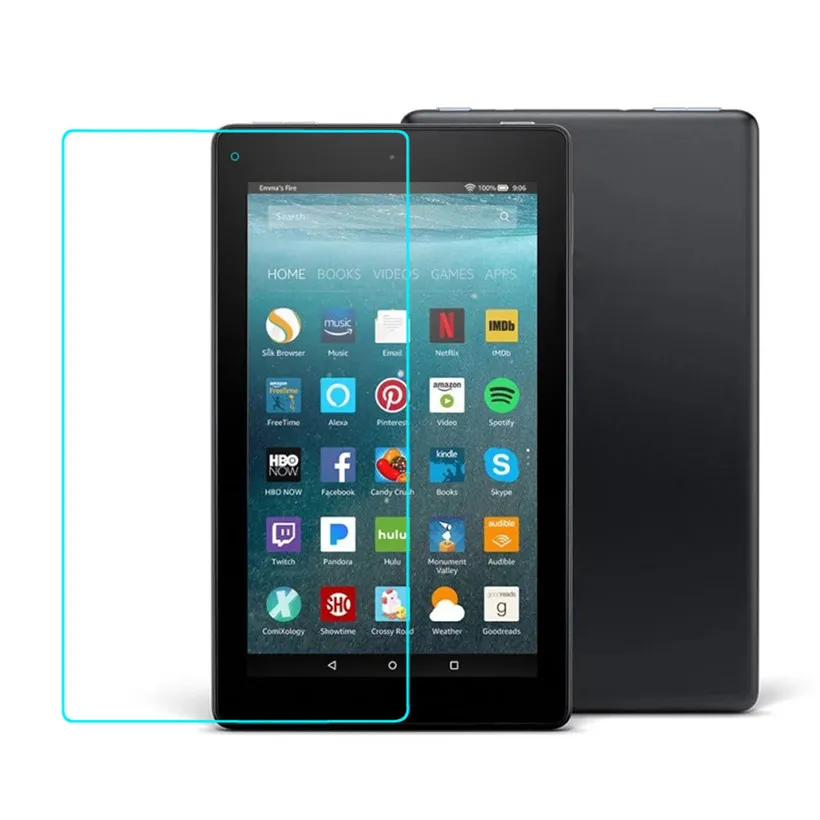 Закаленное стекло для Amazon Kindle Fire HD7 2017 Защитная пленка экрана прозрачная Прямая