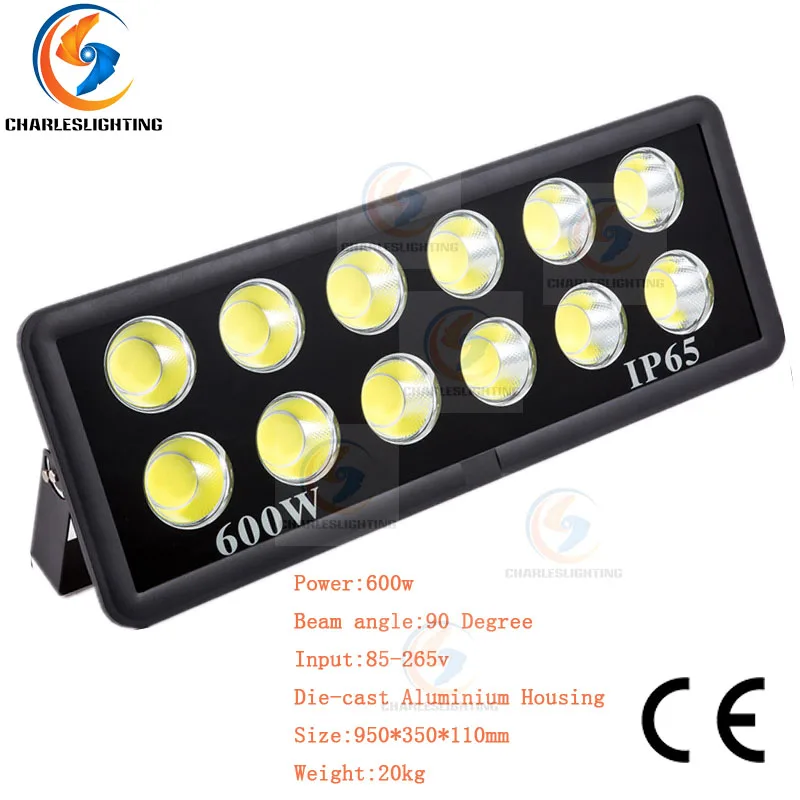 

CHARLESLIGHTING 3 Years Warranty COB LED Flood Lights Super Project Lights Beam Angle 90 Degree 150W/200W/300W/400W/500W/600W