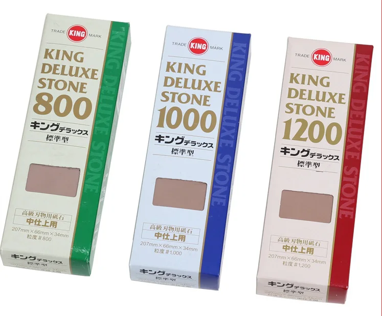 Японский король Делюкс Wetstone#800#1000#1200-Waterstone для заточки Сделано в Японии