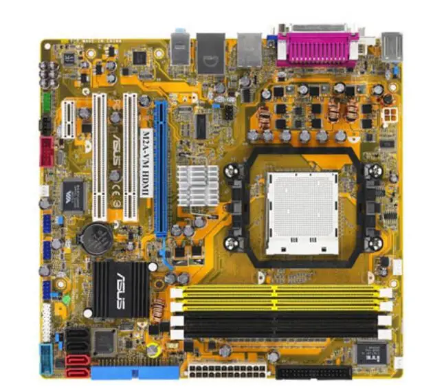 Для ASUS M2A VM HDMI оригинальная б/у настольная материнская плата Socket AM2 DDR2 USB2.0