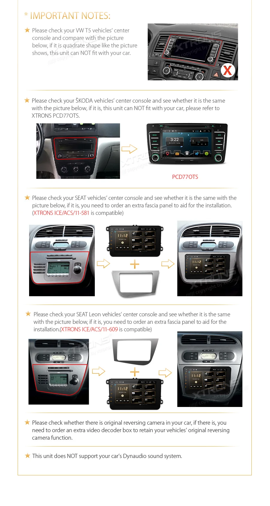 XTRONS " Android 8,1 автомобильный Радио плеер gps RCA OBD без DVD для VW Volkswagen Golf Plus Passat CC Touran Tiguan Sharan для Skoda