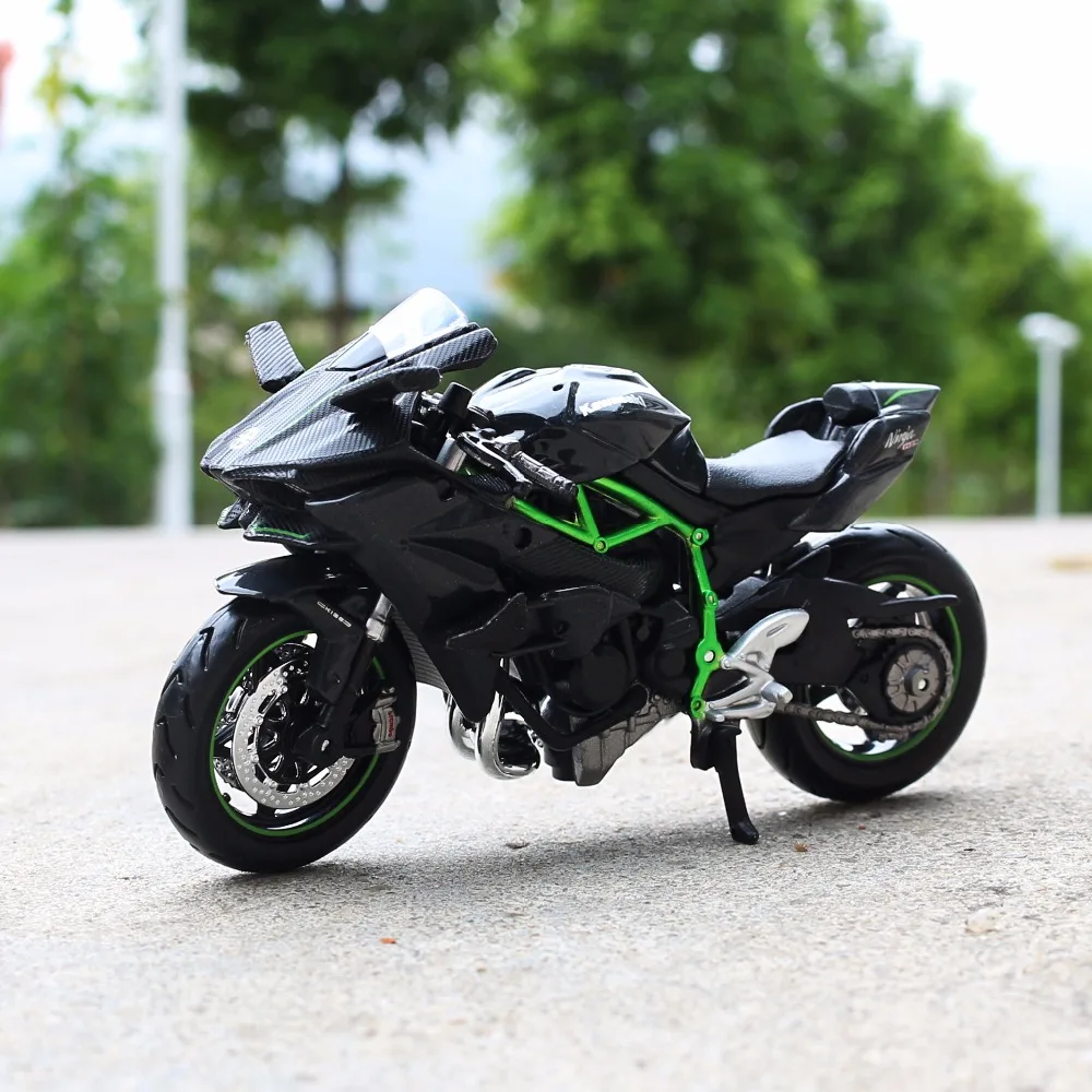 1:18 весы Maisto Kawasaki H2 гоночные автомобили для мотоцикла мини модели автомобилей