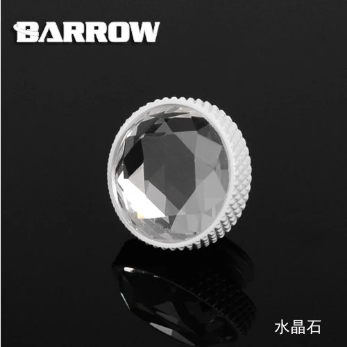 Transparent Surface Курган заглушка для воды-Gem серия для водяного охлаждения золото серебро белый G1/4 ''TBDS-V1 - Цвет лезвия: Transparent Surface
