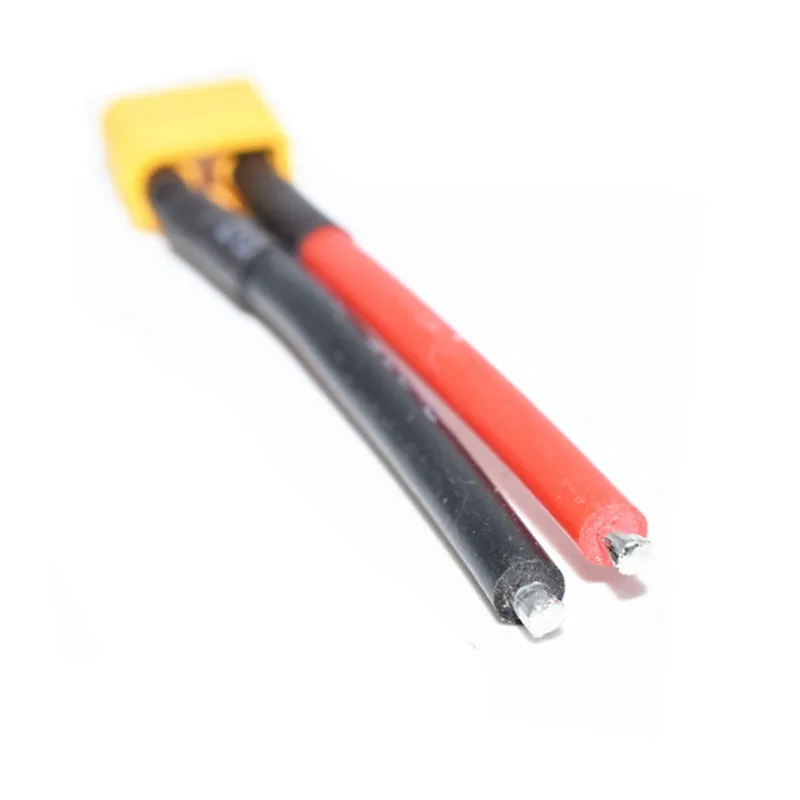 2 PCs XT30 Connector Male Plug with 6cm 16AWG Cable for Soldering ESC Lipo Battery For RC Models Spare Parts Accessories | Игрушки и