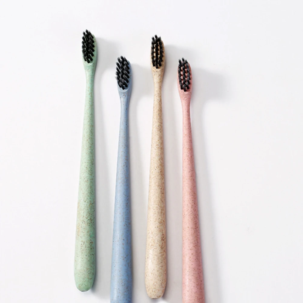 Полостью рта взрослых мягкой щетиной Малый Кисточки головы бамбуковый уголь