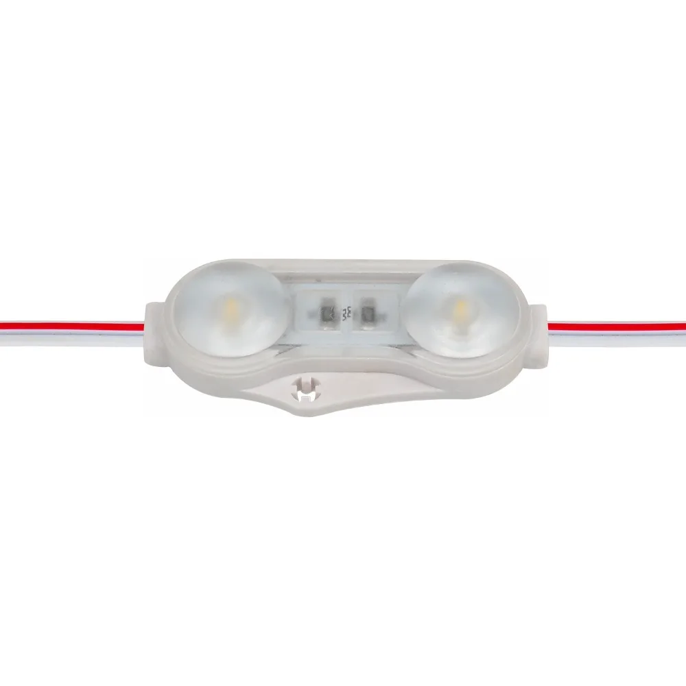60 шт. 2 светодиода 180 градусов задний свет UL перечисленные 1 WLED InjectionModule DC12V белый 2835