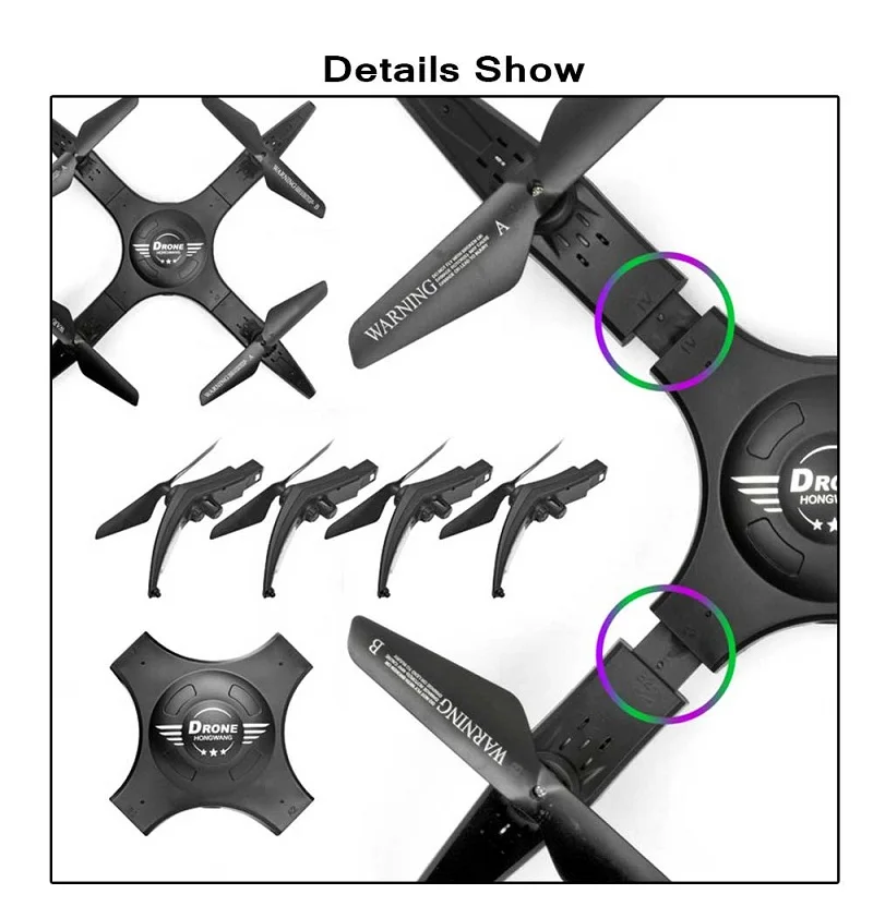Съемный Радиоуправляемый Дрон летательный аппарат с дистанционным управлением