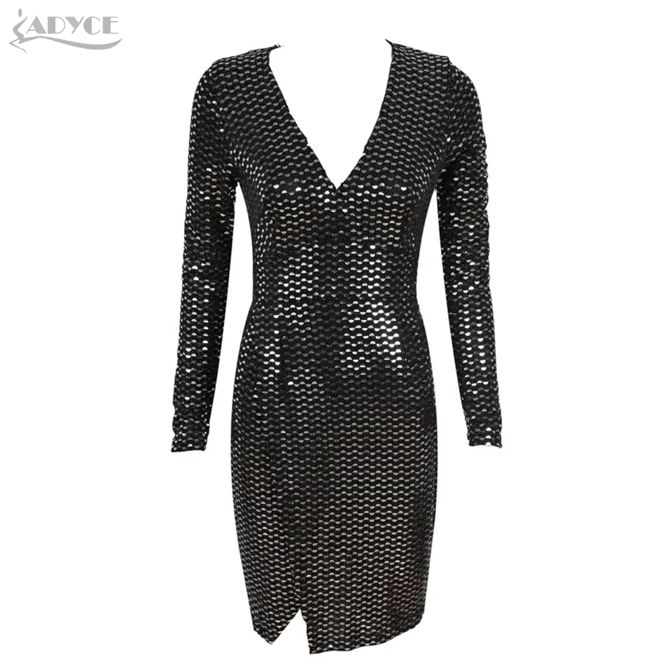 Adyce 2021 Новинка весны расшитые пайетками вечернее вечерние платье Vestidos элегантное