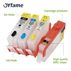 OYfame 4 шт. для HP 178 178XL переработанного чернильного картриджа для HP Photosmart 5510 5515 6510 7510 B109a принтер с постоянным чип