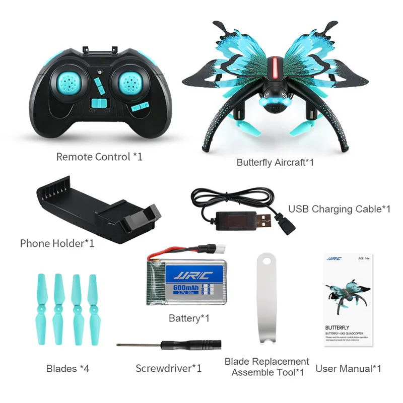 Квадрокоптер JJRC H42WH Wi Fi FPV голосовое управление удержание высоты с бабочками RC