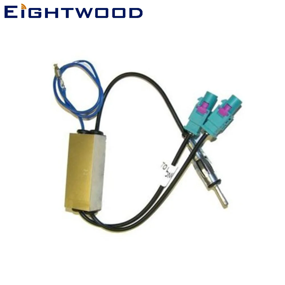 

Eightwood Twin Fakra к DIN 41585 DAB антенный адаптер двойной штекер Fakra Штекер к DIN 41585 штекер для Autoleads Vauxhall Audi
