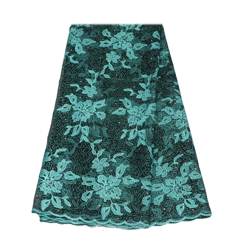 Beautiful Off White Color High Quality Nigerian Lace Fabrics For Wedding 2018 Latest African French Fabric with Rhinestones | Дом и сад