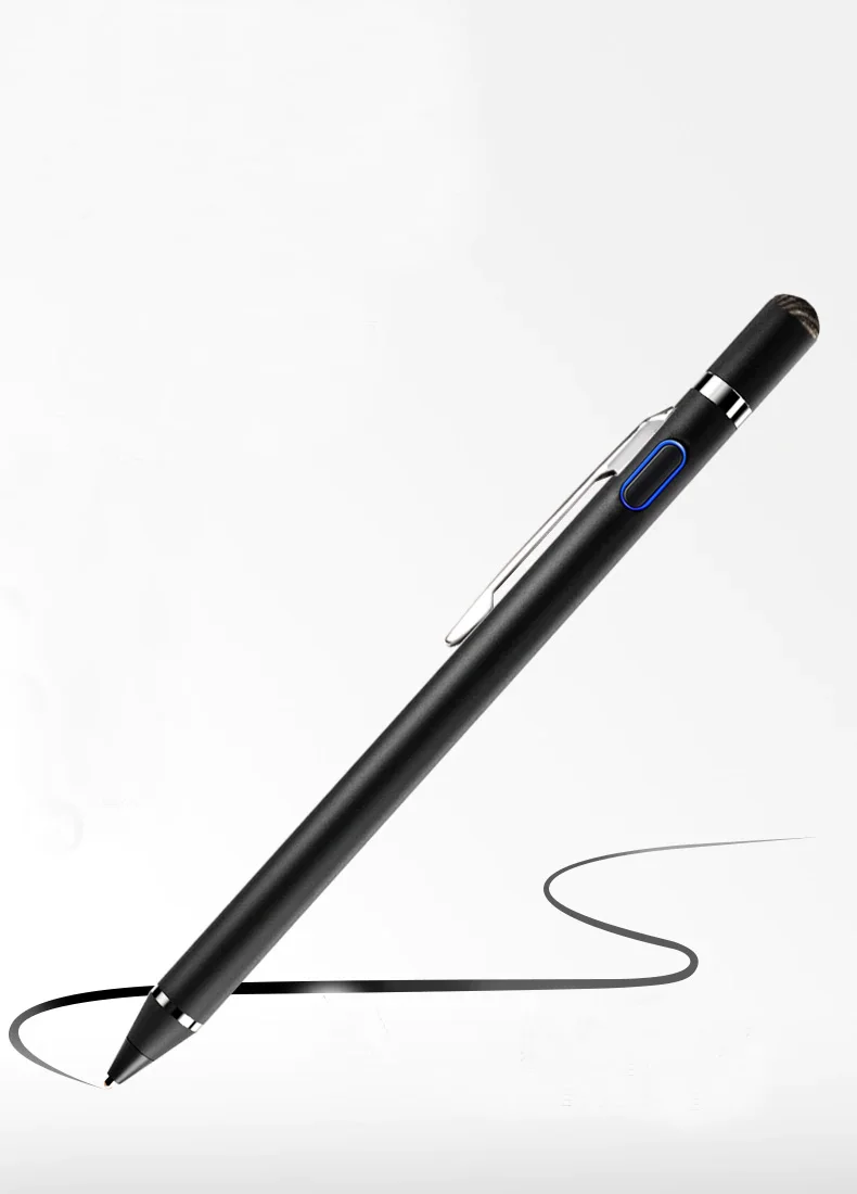 Стилус для планшета 1 4 мм (2 в 1) рисования IOS и Android stylus slim. планшетов не нужен bluetooth