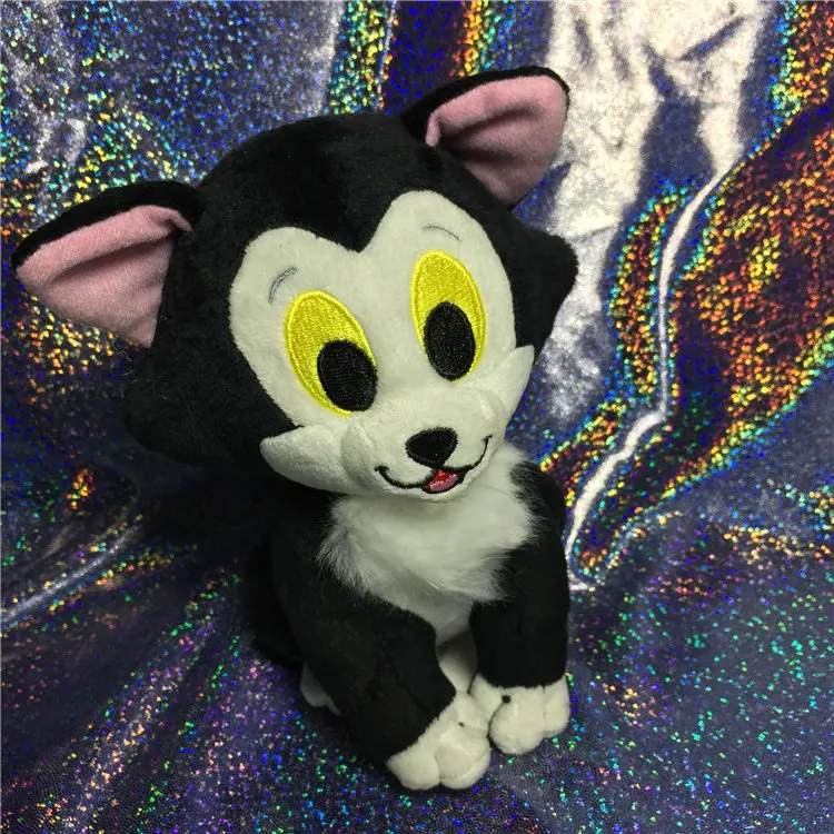 Figaro Кот плюшевый чучело черная кошка игрушка 7"