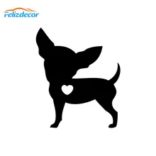 Наклейки на автомобиль I Love My Chihuahua Dog водонепроницаемые стикеры с