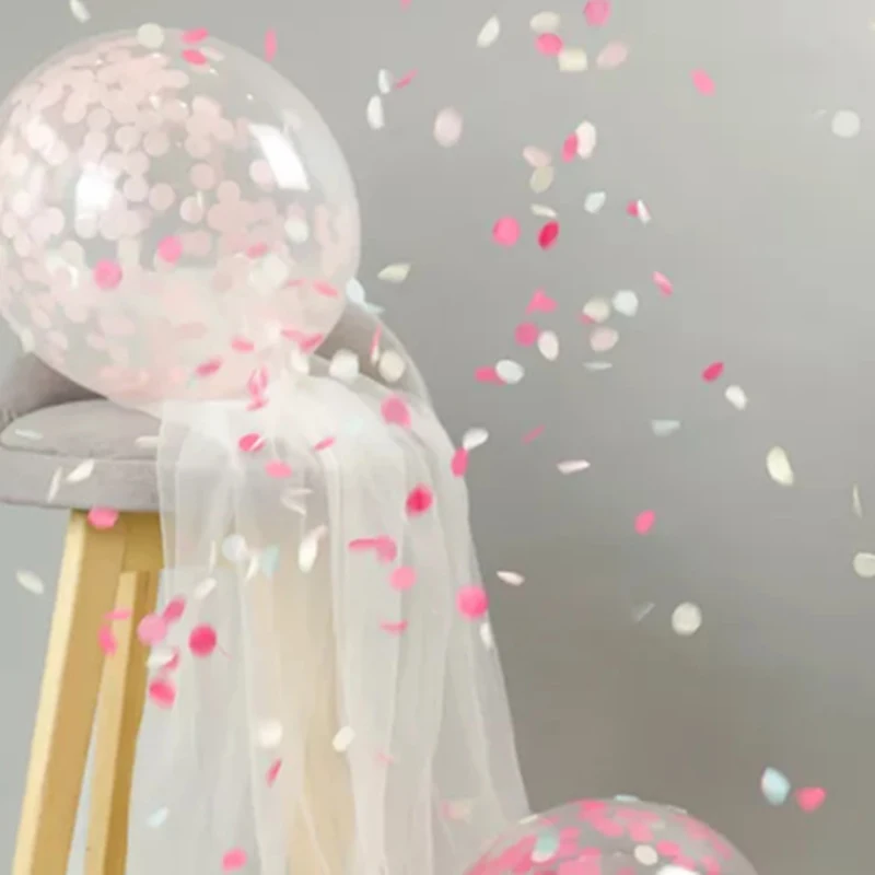 10 г/компл. воздушный шар заполненный конфетти цвет метание блестки воздушные