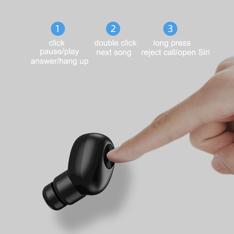 BL1 Bluetooth 5 0 Беспроводной наушники вкладыши TWS с спортивные гарнитуры громкой связи