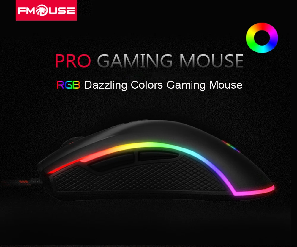 F мышь, игровая мышь, RGB мышь, геймерская Проводная игровая мышь, светодиодный, оптическая игровая мышь для ноутбука, настольный компьютер