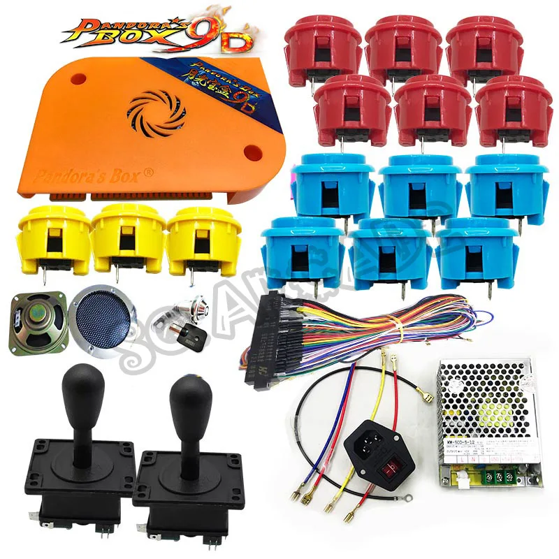 Части Arcade (пряди комплект с 2222 в 1 ящик Пандоры 9D Обновление версии подсветка