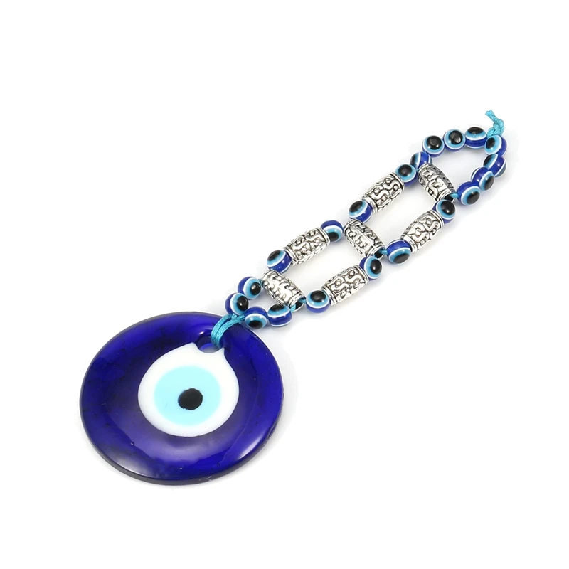 KiWarm уникальный синий бисер стеклянный Греческий Турецкий Дурной глаз настенный