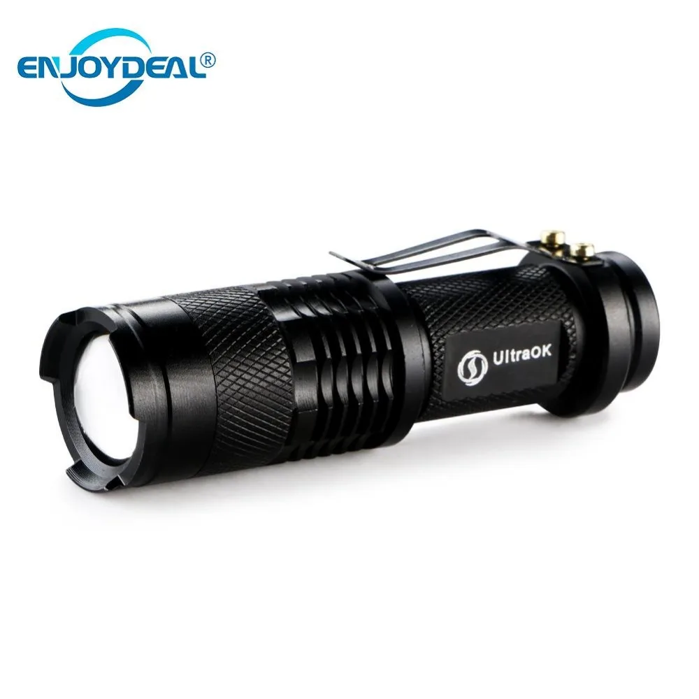 Мини-фонарик 2000LM светодиодный фонарик масштабируемый Регулируемый Q5 XBright регулируемый фокус фонарь для охоты AA 14500