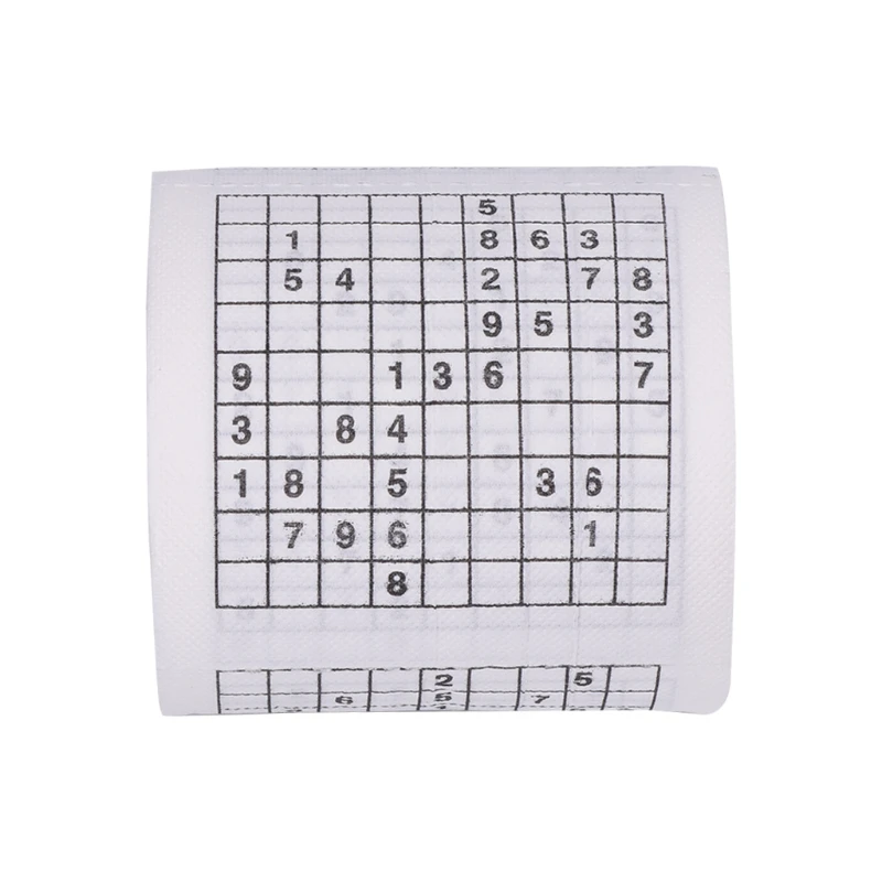Прочный Sudoku Su напечатанный рулон туалетной бумаги бумага хорошая игра