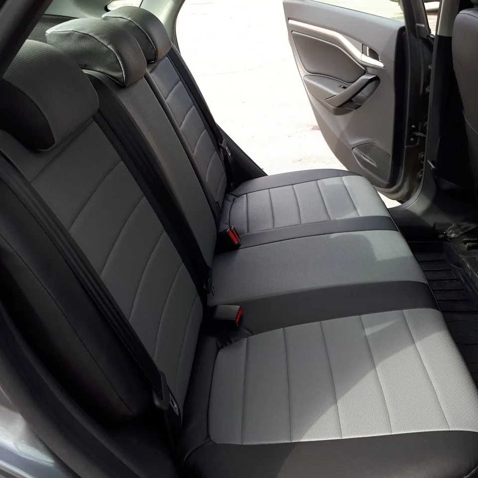 Для Lada Vesta 2015 2020 Комплект модельных авточехлов из экокожи полный комплект