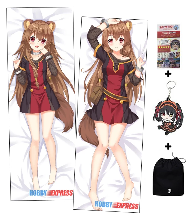 Хобби Экспресс Raphtalia Shield Hero Dakimakura японский Otaku Waifu обнимающая наволочка
