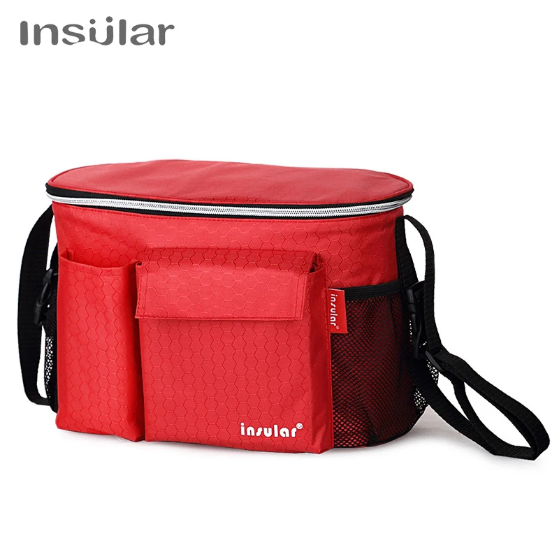 

Insular Bottle Thermal Insulation bag Waterproof Baby Diaper Bags For Strollers Multi-layer Nappy Bags Mommy Stroller Cooler Bag