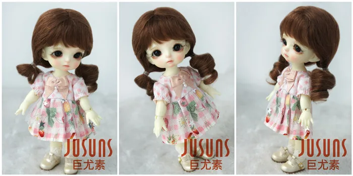 JD426 1/12 1/8 1/6 милый длинный мохер BJD кукольный парик длинные мягкие волнистые кукольные волосы Размер 4-5 дюймов 5-6 дюймов 6-7 дюймов модные кукольные аксессуары
