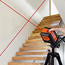 Tacklife SC-L01-50 футов лазерный уровень самонивелирующийся горизонтальный и вертикальный перекрестный лазерный магнитный держатель и переносная сумка