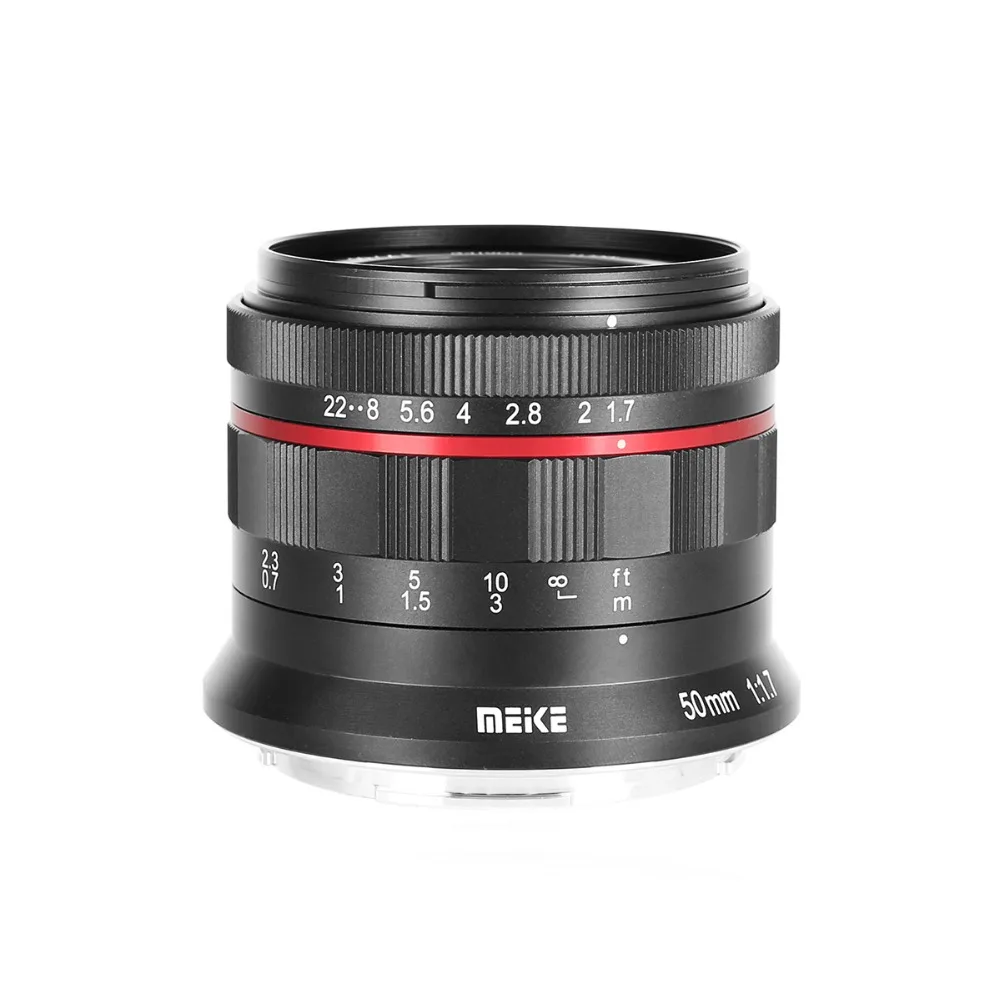 Meike MK-E-50-1.7 50 мм f1.7 Большая диафрагма ручная фокусировка объектива полная Рамка