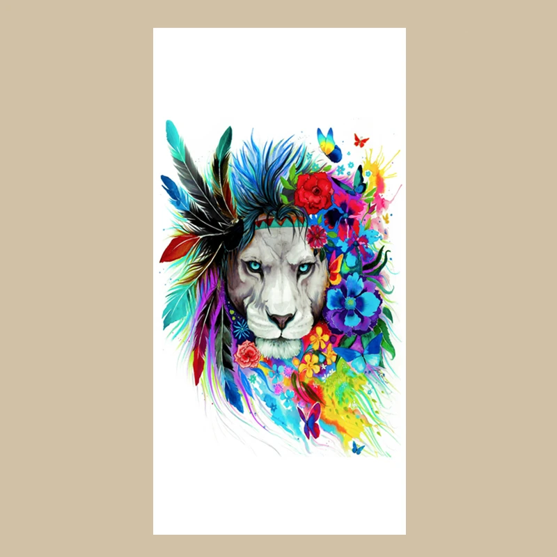 Полотенце из микрофибры для пляжа и плавания цветное Радужное полотенце с