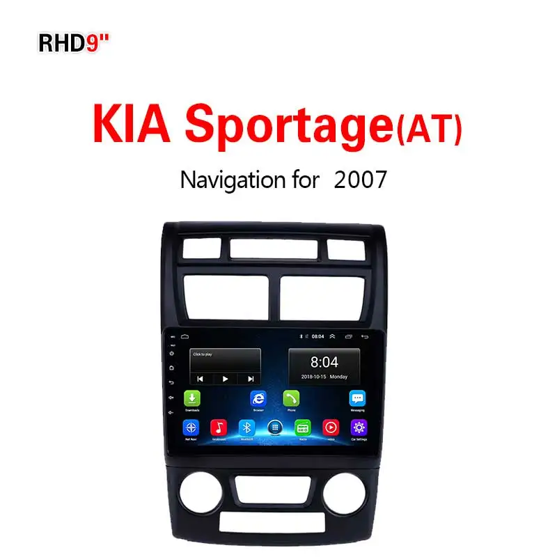 Lionet gps навигация для автомобиля KIA Sportage (AT) 2007 9 дюймов RK1011X|GPS транспорта| |