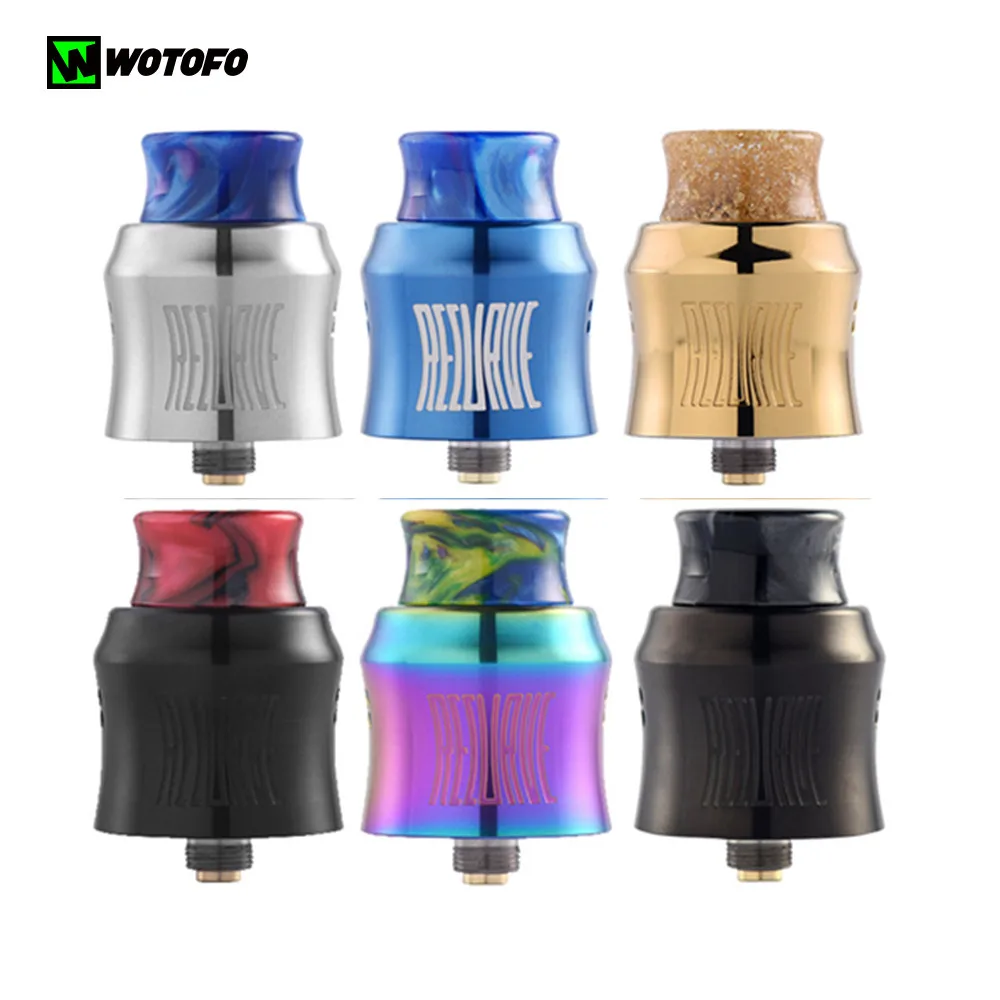 Оригинальный Wotofo изогнутый RDA 24 мм Vape Танк испаритель восстановление капает