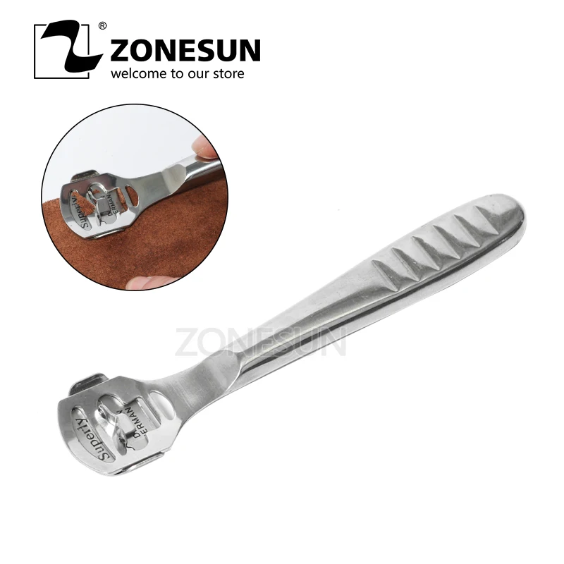 Нож ZONESUN из кожи инструмент для вырезания тонких ножей безопасный нож резки
