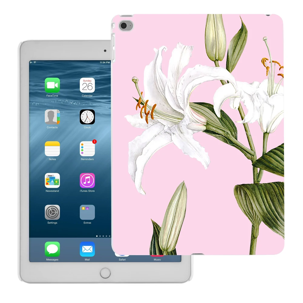 Лили Цветочный принт Планшеты защитный чехол для iPad Air/Air 2/мини 2/Mini 4|case for ipad|case ipad