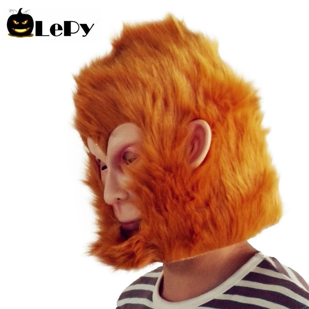 Король обезьян Сунь Укун маска костюмы на Хэллоуин реквизит латекс Пром