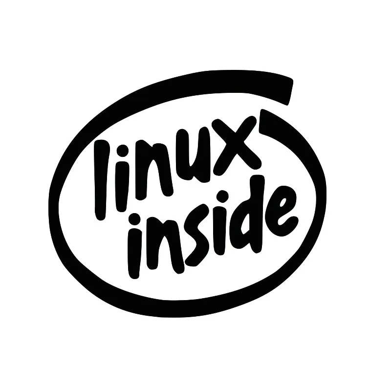 15*13 3 см Автомобильная Наклейка 3D LINUX внутренние стикеры и наклейки виниловый