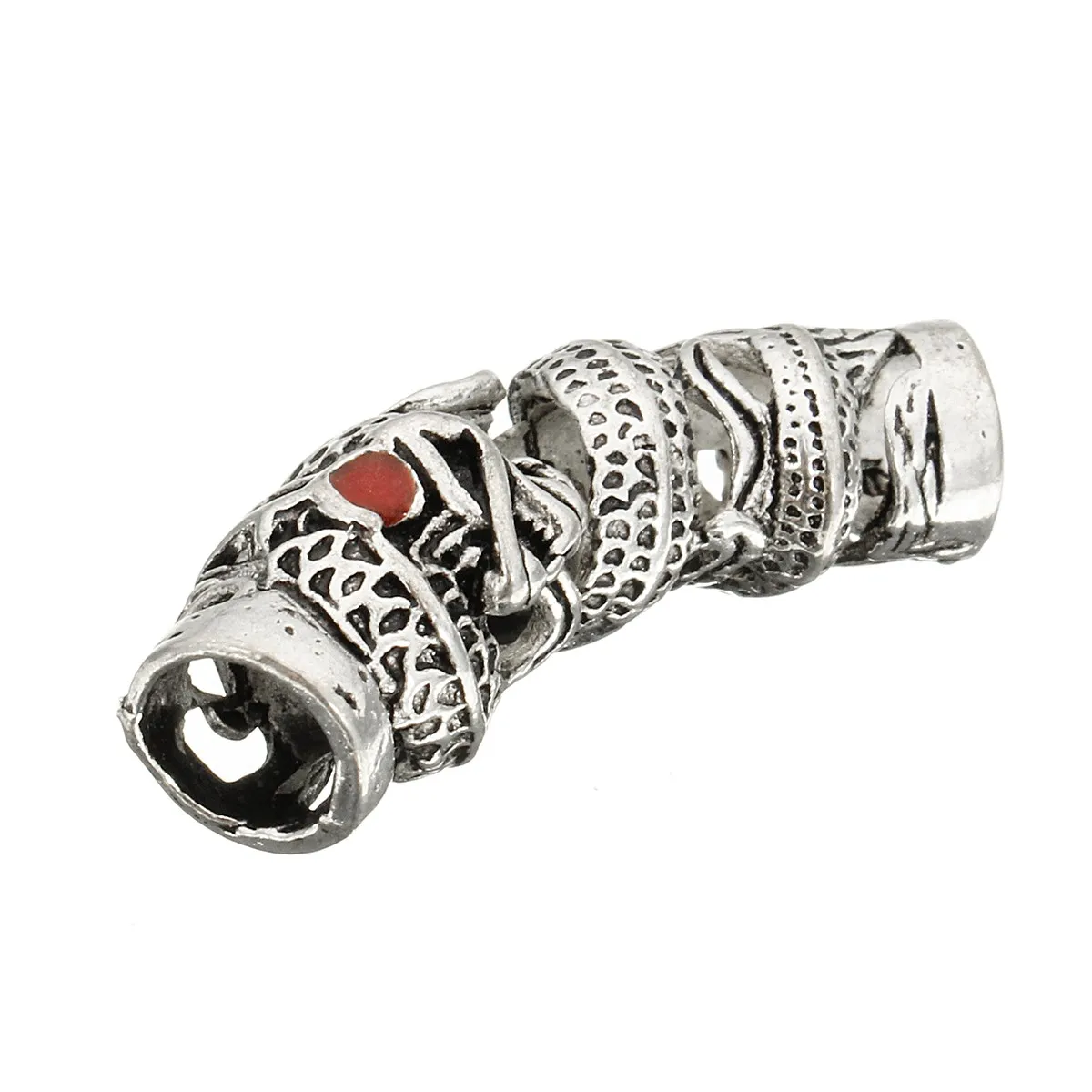 Металлическое кольцо для волос в Форме Дракона 3 шт.|hair extension accessories|braid cuffsdreadlock beads