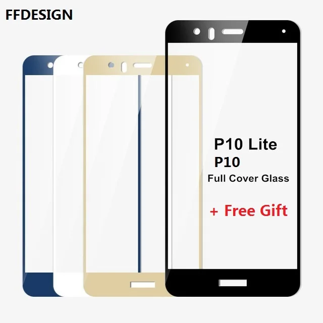 Полное покрытие закаленное стекло для Huawei P10 Lite Защитное экрана пленка из фольги |