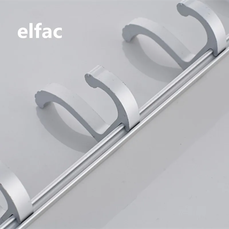 Elfac пять Крючки халат стены крюк Высокое качество Кухня Аксессуары для ванной